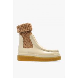 Chlo Womens Jamie Boots Shoes In Beige