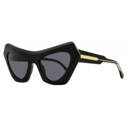 Marni Devils Pool Cat Eye Sunglasses ZTJ Black 56mm
