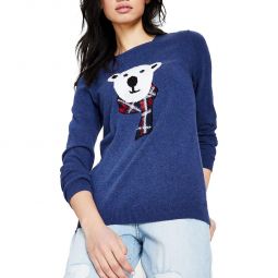 Womens Polar Bear Crewneck Pullover Sweater