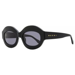 Marni Ik Kil Cenote Oval Sunglasses 4IE Black 53mm