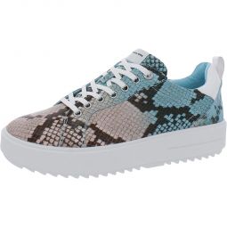 Emmett Womens Leather Lifestyle Casual and Fashion Sneakers