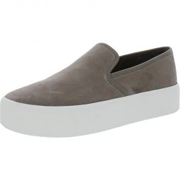VINCE Womens Faux Suede Slip On Casual and Fashion Sneakers