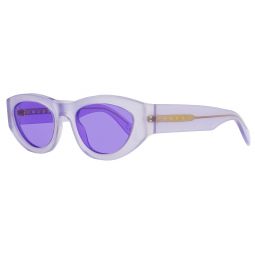 Marni Rainbow Mountains Cat Eye Sunglasses UC1 Purple 52mm