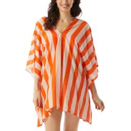 Womens Caftan Double V Neck Cover-Up