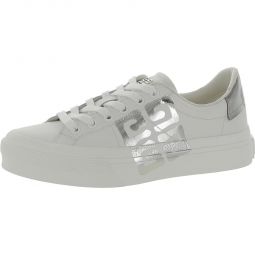 City Sport Womens Leather Lace-Up Casual and Fashion Sneakers