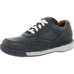 7100 LTD Mens Leather Walking Casual and Fashion Sneakers