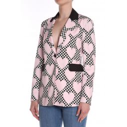 Love Moschino Pink Acetate Suits & Womens Blazer
