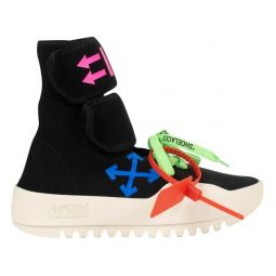 Off-White Chic Moto Wrap Sneakers with Vivid Logo Womens Detail