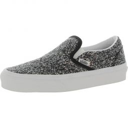 Classic Slip-O Womens Glitter Slip On Casual and Fashion Sneakers