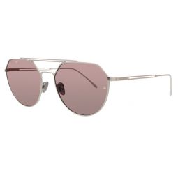 Lacoste Matte Gunmetal Round L220SPC 41568 Sunglasses