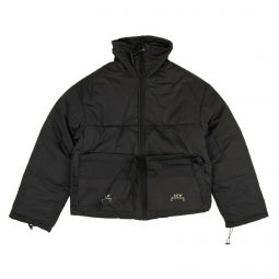 A-COLD-WALL* Black Logo Zip-UP Puffer Jacket