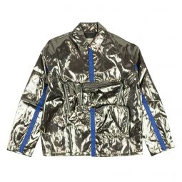 A-COLD-WALL* Metallic Silver Collared Zip-UP Jacket