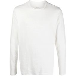 rag & bone Mens White Knit Long Sleeve Cotton T-Shirt Pullover