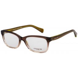 Coach Womens HC6089-5400-51 Fashion 51mm Olive Brown Gradient/Olive Opticals