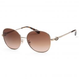 Coach Womens Fashion HC7123-900513-57 57mm Light Gold Sunglasses
