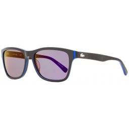 Lacoste Rectangular Sunglasses L683S 006 Black/Blue 55mm 683