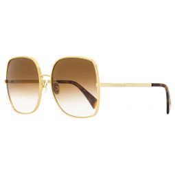 Lanvin Square Sunglasses LNV106S 740 Gold/Havana 60mm