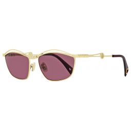 Lanvin Oval Sunglasses LNV111S 718 Gold/Ruby 59mm