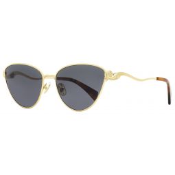Lanvin Rateau Cat-Eye Sunglasses LNV112S 710 Gold/Havana 59mm