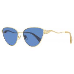 Lanvin Rateau Cat-Eye Sunglasses LNV112S 743 Gold/Horn 59mm