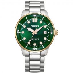 Automatic Green Dial Mens Watch NJ0196-80X