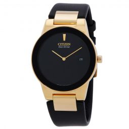 Axiom Eco-Drive Black Dial Mens Watch