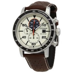 Brycen Chronograph Light Brown Dial Mens Watch