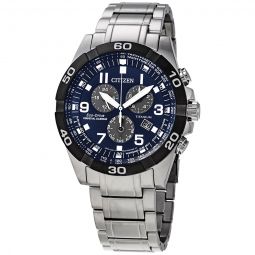 Brycen Perpetual Chronograph Blue Dial Mens Watch