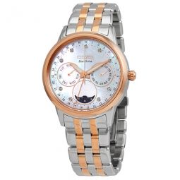 Calendrier Chronograph Diamond Eco-Drive Ladies Watch