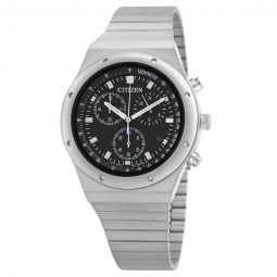 Chronograph Quartz Black Dial Mens Watch