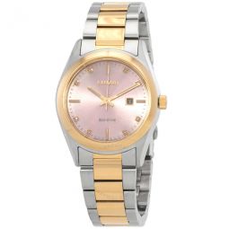 Diamond Pink Dial Watch