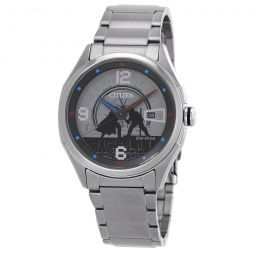 Duel Star Wars Eco-Drive Black Dial Mens Watch