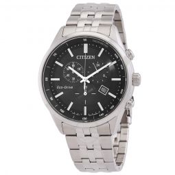 Eco-Drive Chronograph Black Dial Mens Watch