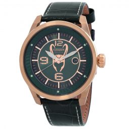 Loki Marvel Green Dial Mens Watch
