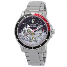Mickey Astronaut Eco-Drive Coke Bezel Mens Watch