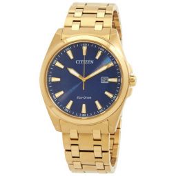Peyten Eco-Drive Blue Dial Mens Watch