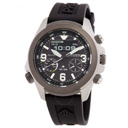 Promaster Land Chronograph Analog-Digital Black Dial Mens Watch