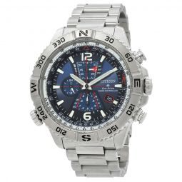 Promaster Navihawk A-T Chronograph Blue Dial Mens Watch