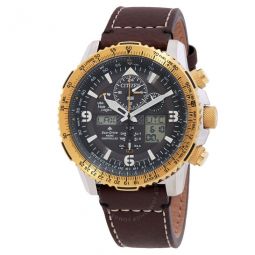 Promaster Skyhawk A-T Perpetual Alarm World Time Chronograph Mens Watch