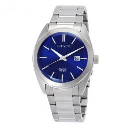 Quartz Blue Dial Mens Watch