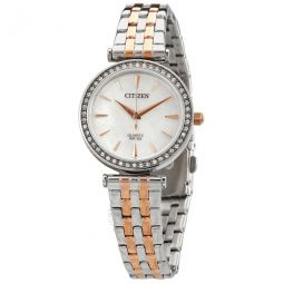 Quartz Crystal Mother of Pearl Dial Ladies Watch