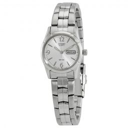 Quartz Silver Dial Ladies Watch