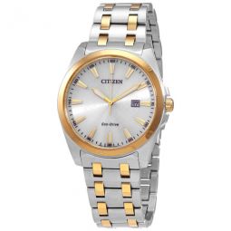 Peyten Eco-Drive Silver Dial Mens Watch