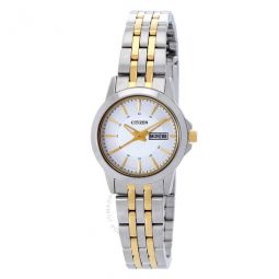 Quartz White Dial Ladies Watch
