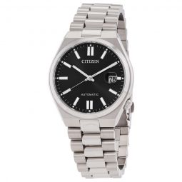Tsuyosa Automatic Black Dial Mens Watch