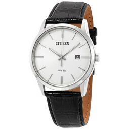 Quartz White Dial Mens Watch