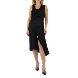 Ladies Black Hybrid Dress, Brand Size 36 (US Size 2)