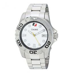 Akron Mens Stainless Steel Watch