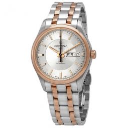 DS 4 Day-Date Automatic Silver Dial Mens Watch