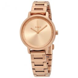 The Modernist Rose Sunray Dial Ladies Watch
